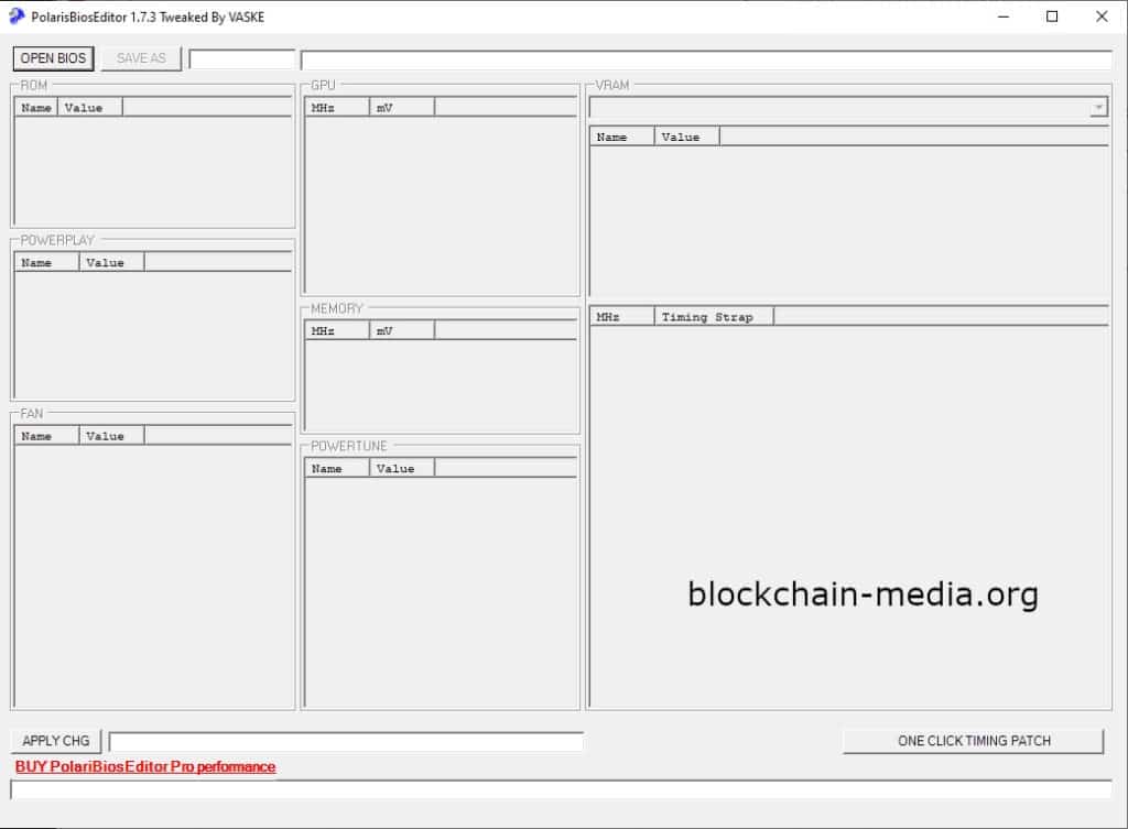 Как открыть polaris bios editor в hive os