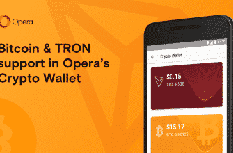 Tron (TRX) и Bitcoin официально интегрированы в браузер Opera Mobile