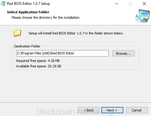 Red BIOS Editor install